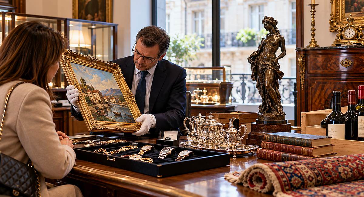 Pledging your cutlery and silver pieces at the Crédit Municipal