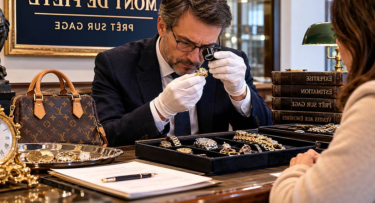 Portefeuilles, pochettes, schoenen: lederwaren in pand
