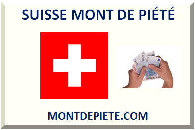 SUISSE MONT DE PIÉTÉ