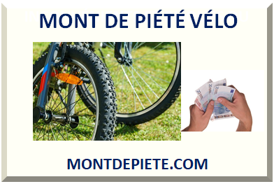 MONT DE PIÉTÉ VÉLO